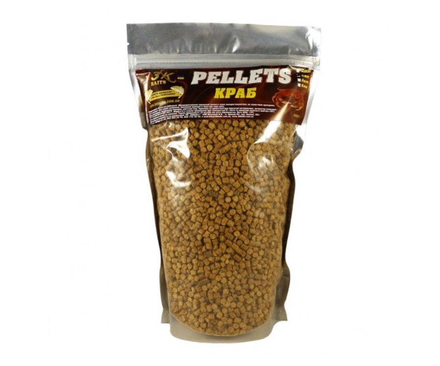 Пеллетс 3KBaits 4мм 800г краб #1