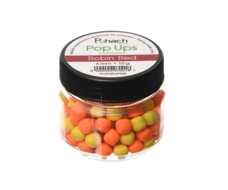Бойли Puhach Baits Pop-Ups 6мм Multicolor Robin Red