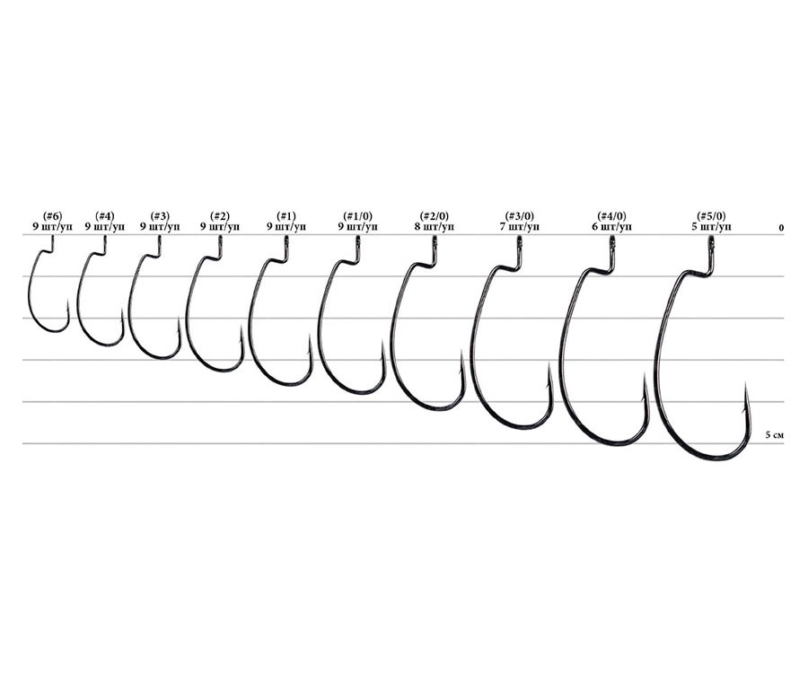 Крючки Decoy Kg Hook Worm 17 №6 #3