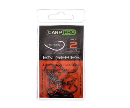 Гачки Carp Pro Black Nickel Curved Shank №2