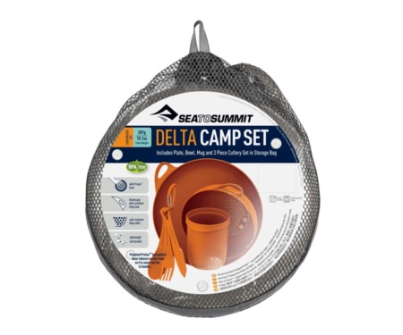 Набор посуды Sea To Summit Delta Camp Set (Bowl, Plate, Mug, Cutlery) Pacific Blue