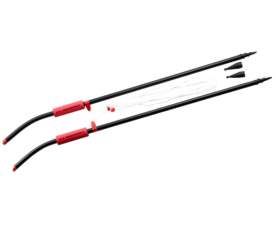 Колышки Flagman Measuring Sticks with drill Black/Red Eva #1
