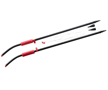 Колышки Flagman Measuring Sticks with drill Black/Red Eva #1