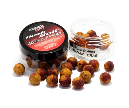 Бойли Adder Carp Avid Hook Boilies 16мм 100мл Banan-Crab