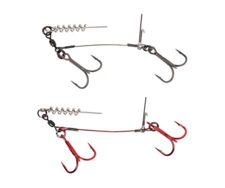 Готове оснащення Savage Gear Carbon49 Corkscrew Stinger 2x #3/0 31кг 2шт