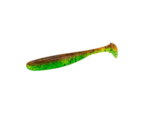 Силікон Keitech Easy Shiner 3" 401 Green Pumpkin/Chartreuse