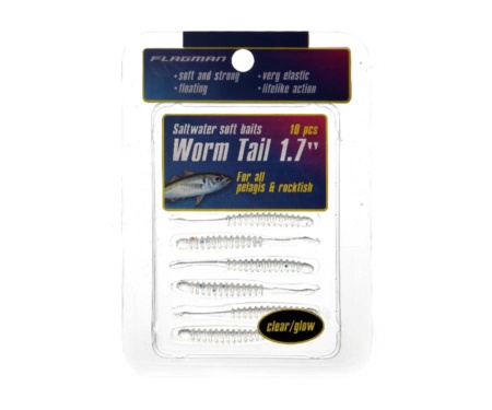 Черв'як Flagman Worm Tail 1.7" #10