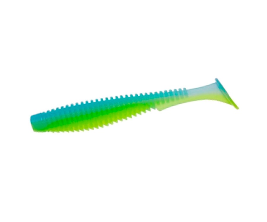 Силикон Fishup U-Shad 3" #206 Sky/Chartreuse
