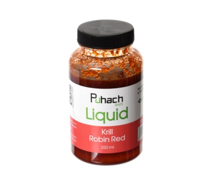 Ликвид PuhachBaits Liquid 250мл Krill Robin Red