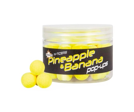 Бойли Dynamite Baits N-Ticers Pop-Up Pineapple & Banana 12мм