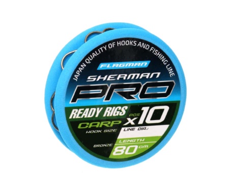 Готовый поводок Flagman Sherman Pro Carp Ready Rigs №14
