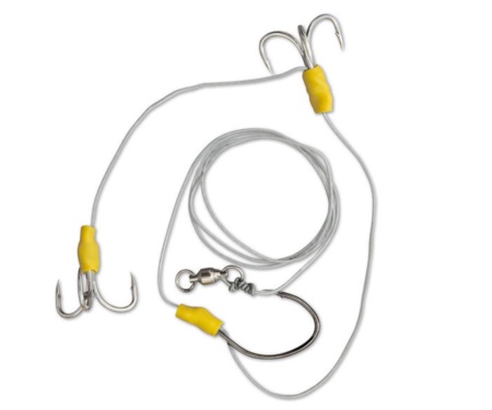 Сомове оснащення Black Cat Big Bait Rig L №8/0 100 кг 140 см