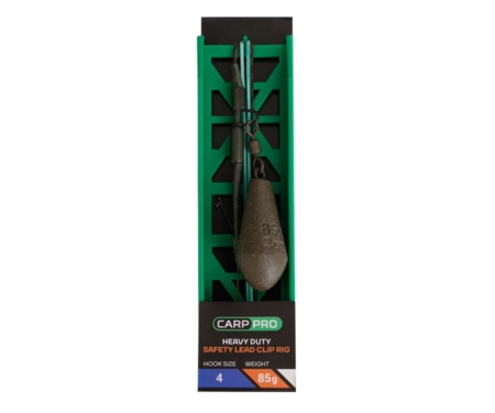 Готовая оснастка на ледкоре Carp Pro HD Safety Lead Clip №4 85 г