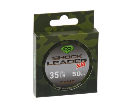 Шок-лидер Carp Pro Diamond Shock Leader Х8 Camo 50м 35lb