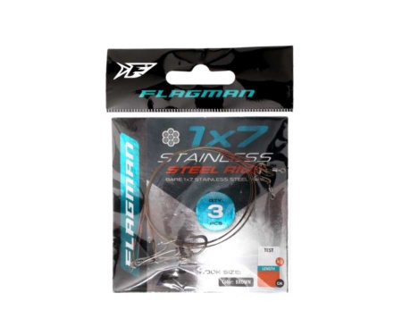 Повідець з двійником #2 Flagman X7 10кг 25см