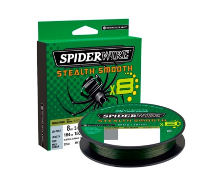 Шнур Spiderwire Stealth Smooth 8 Braid 150м Dark Green 0.13мм