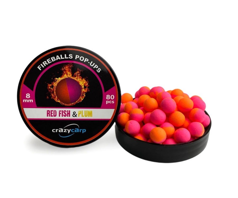 Бойлы Crazy Carp Red Fish & Plum 8мм #1