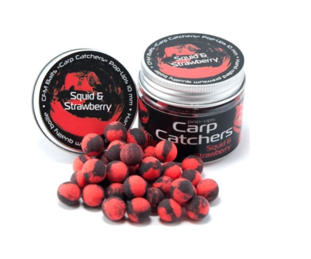 Бойлы Carp Catchers pop-up Squid & Strawberry 8мм