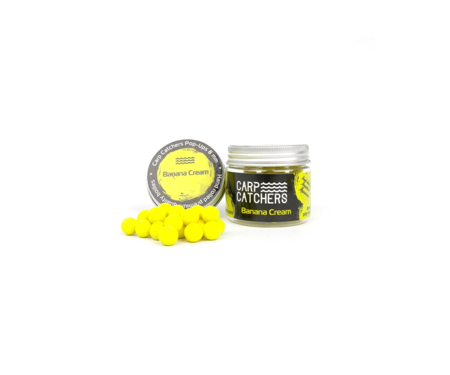 Бойлы pop-up Carp Catchers Banana Cream 8мм
