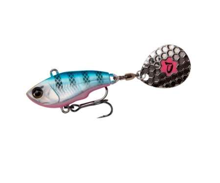 Тейл-спиннер Savage Gear Fat Tail Spin 5.5см 9г S Blue Silver