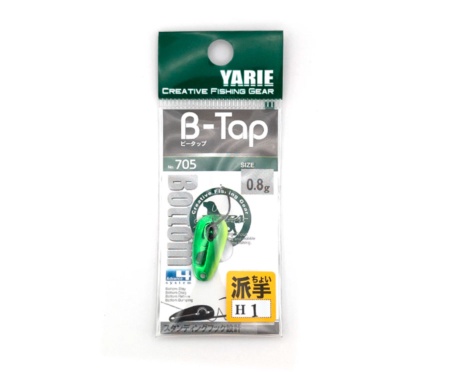 Блесна Yarie 705 B-tap 0.8г H1 green metallic