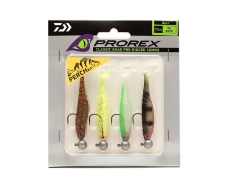 Набір спінінгових приманок Daiwa Prorex Perch Kit Set-2 4x7.5см