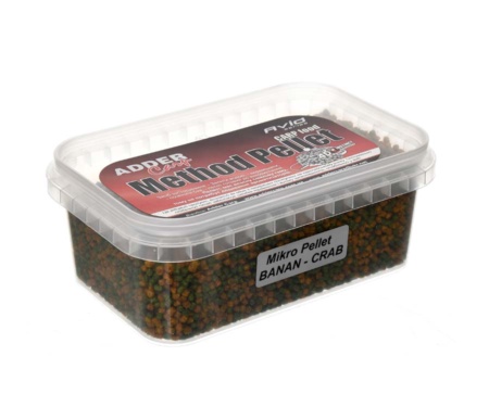 Пелетс Adder Carp Mikro Method Pellet Avid Banan Crab 300г