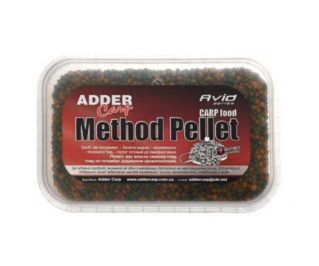 Пелетс Adder Carp Mikro Method Pellet Avid Banan Crab 300г