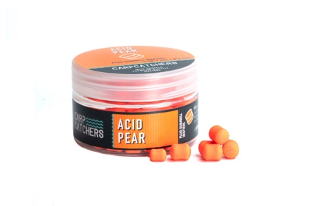 Вафтерc Carp Catchers Fluo Dumbell Wafters ACID PEAR 10*7 та 8*5мм