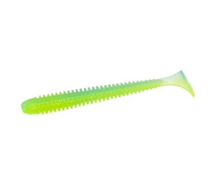 Виброхвост Angry Baits Zander Worm 4.5" #14 Patriot UV