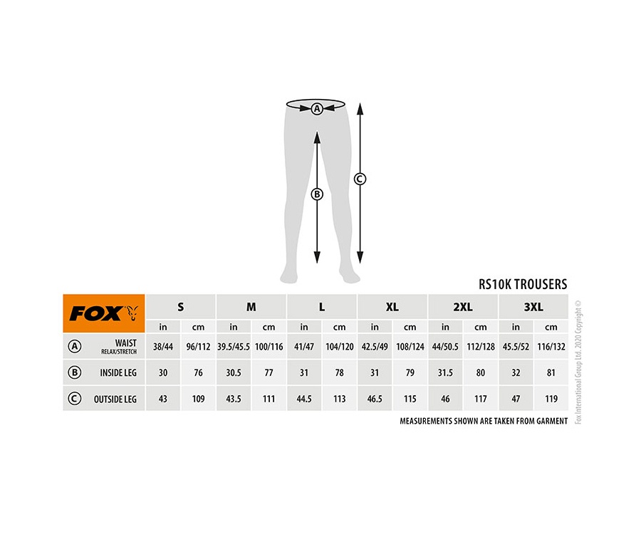Штаны Fox LightWeight Camo RS 10K Trouser XXL #4