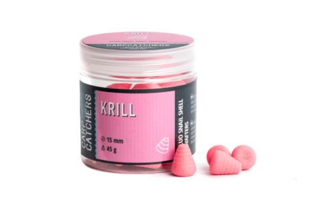 Вафтерc Carp Catchers Fluo Snail Shell Wafters KRILL 15*12мм