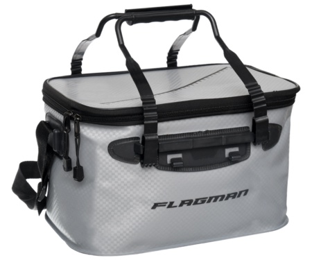 Сумка для рыбы с линейкой Flagman Gray EVA Bag 30л 44x26x22см