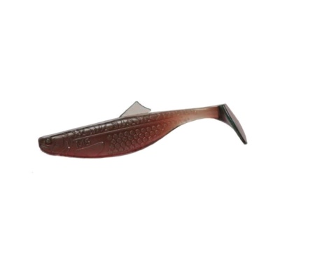 Виброхвост M5 Craft  Plitka 3.5" #031 Motor Oil Red