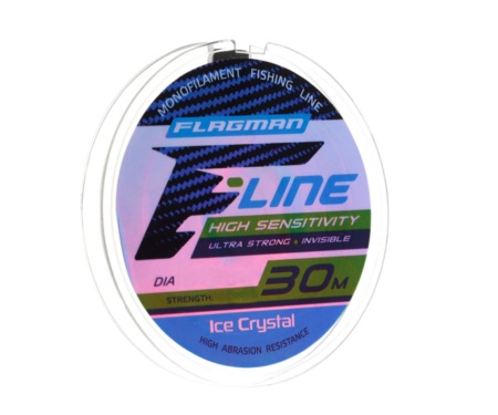 Жилка Flagman F-Line Ice Crystal 30 м, 0,12 мм
