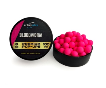 Бойлы pop-up Crazy Carp Bloodworm 6мм #1