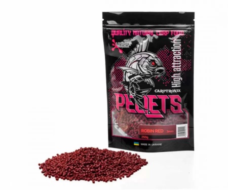 Пеллетс Carptronik Method/Stik Mix Pellets Robin Red 3мм 250г