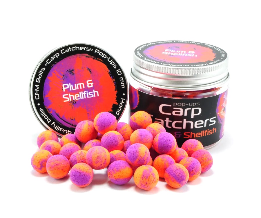 Бойлы Carp Catchers pop-up Plum&Shellfish 8мм