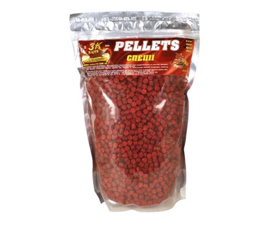 Пеллетс 3KBaits 6мм 800г специи