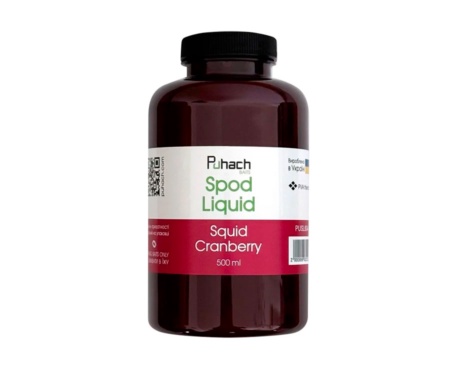 Ликвид Puhach Baits SPOD Liquid 500мл Squid Сranberry