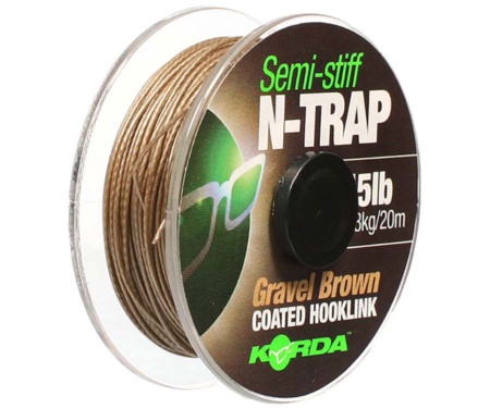 Поводковий матеріал Korda N-Trap Soft Gravel 20lb 20м
