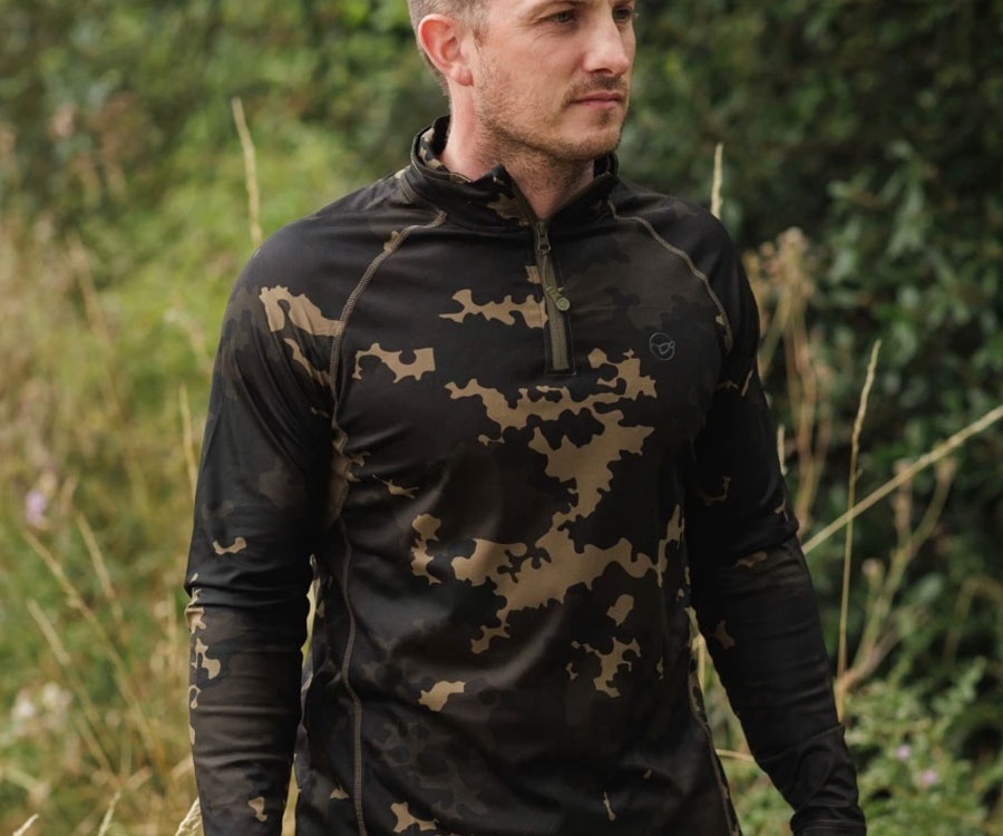 Джерси Korda Kool UPF Zip Jersey Dark Kamo S #3