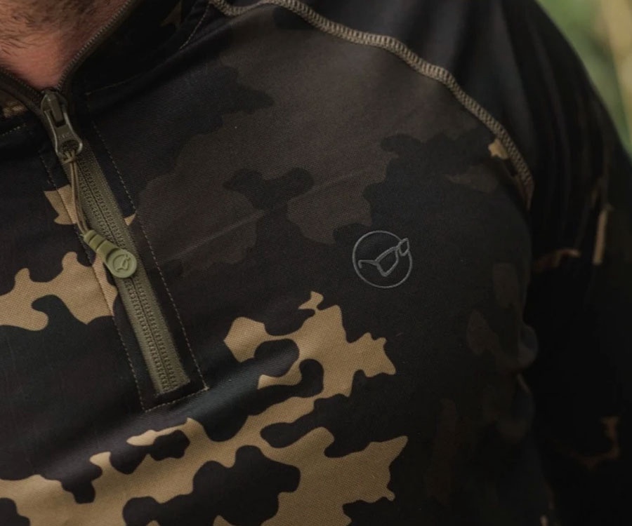 Джерси Korda Kool UPF Zip Jersey Dark Kamo S #5
