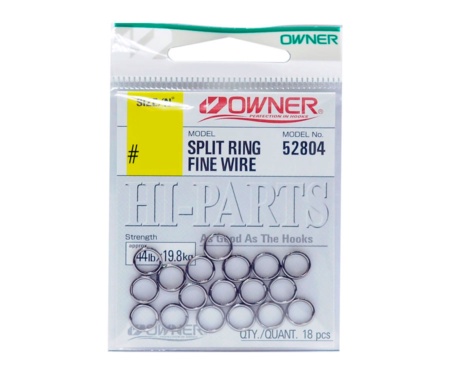 Кільця заводні Owner Split Ring Fine Wire №4