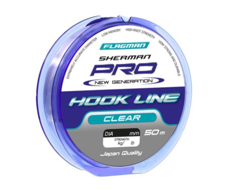 Жилка Flagman Sherman Pro Hook Line New Generation 50м 0.260мм