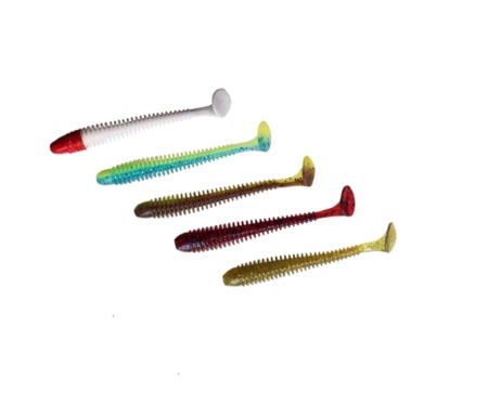 Силікон Crazy Fish Vibro Worm 4''  #M120 кальмар