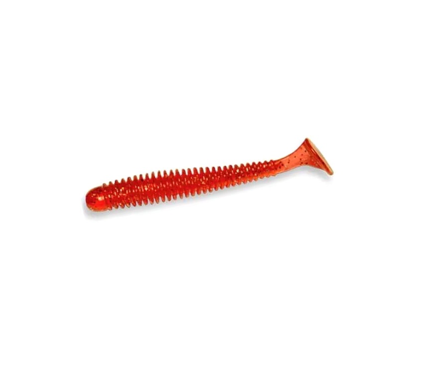 Виброхвост Crazy Fish Vibro worm 2" #4 чеснок
