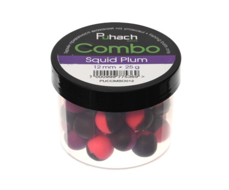 Бойли Puhach Baits Combo 12мм Squid Plum
