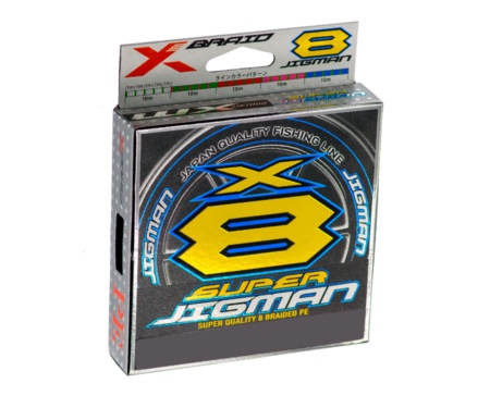 Шнур YGK X-Braid Super Jigman X8 200м 0.148мм #0.8