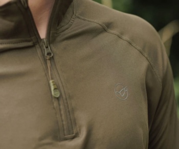 Джерси Korda Kool UPF Zip Jersey Dark Olive L #4
